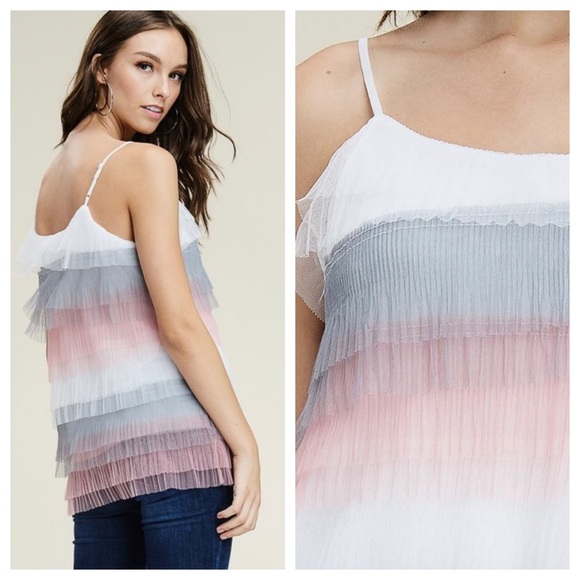 Layered cami top - Picture 4 of 5